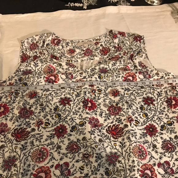 Loft floral blouse tank - Picture 4 of 7